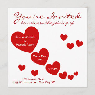 Hearts Invitation