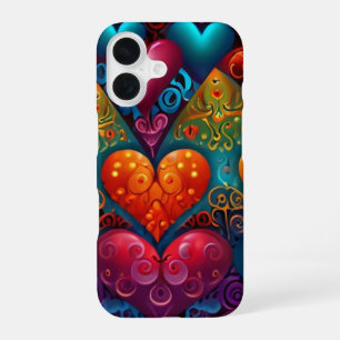 HEARTS iPhone 16 CASE