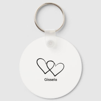 Hearts Key Ring
