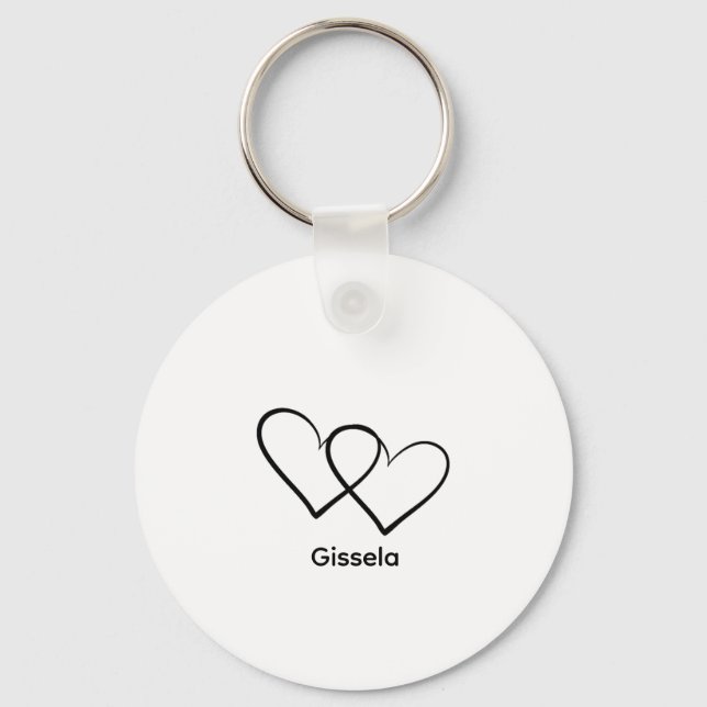 Hearts Key Ring (Front)