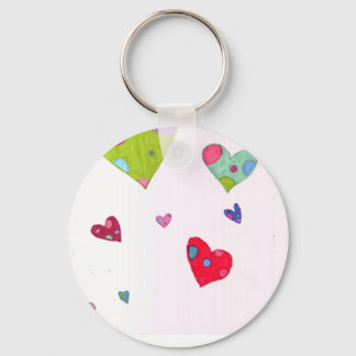 Hearts Key Ring