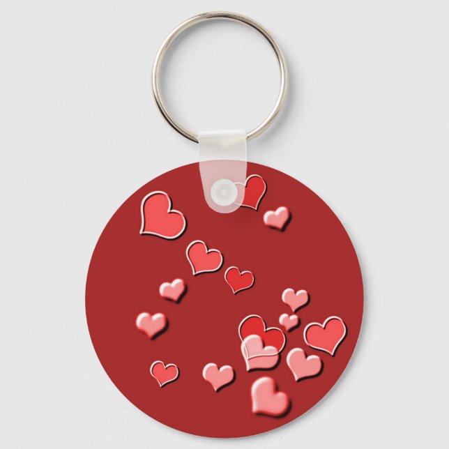 hearts key ring (Front)