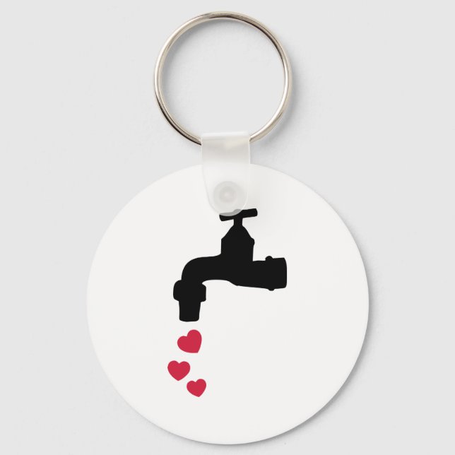 Hearts Key Ring (Front)