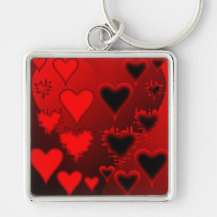 Hearts Key Ring