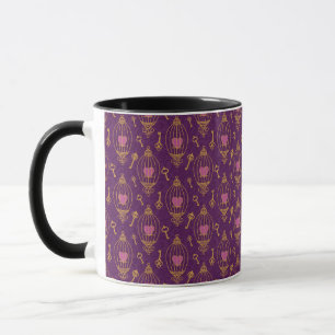 Hearts-keys-pattern Mug