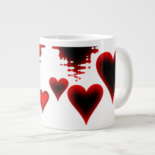 Hearts Large Coffee Mug