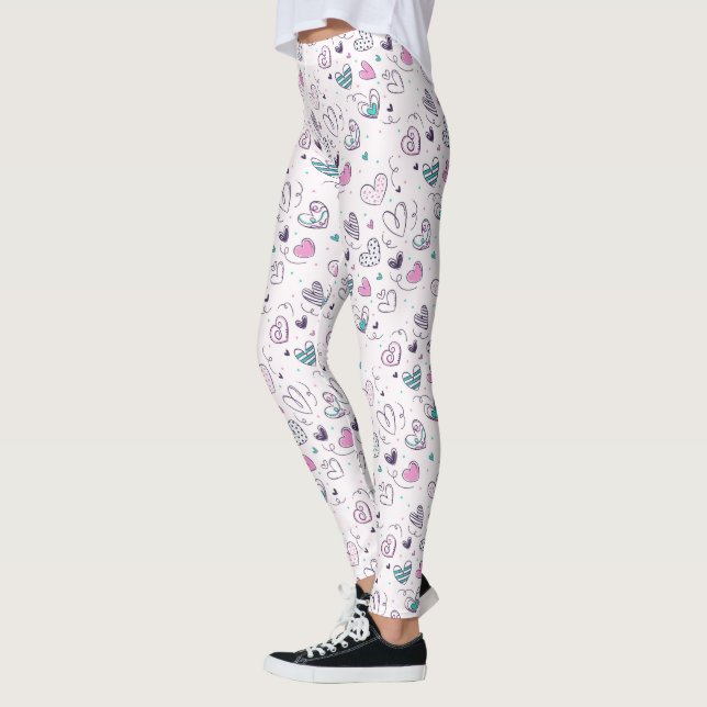 Hearts Leggings (Left)