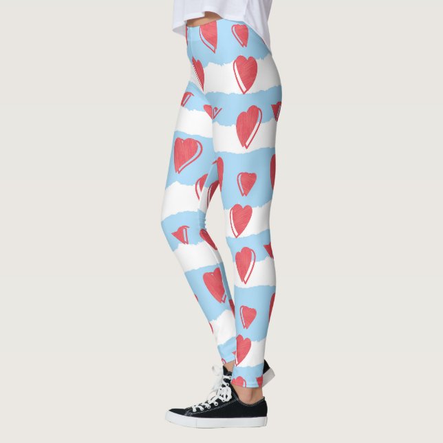 hearts leggings (Left)