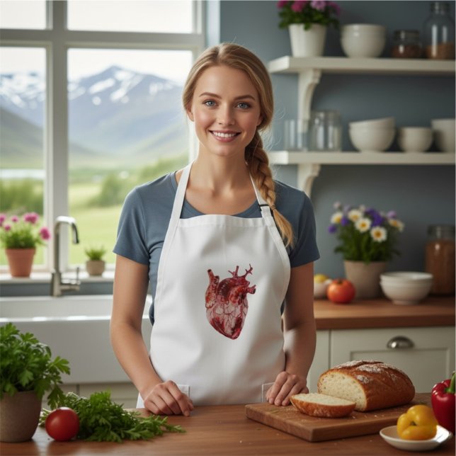 Hearts Long Aprontar  Long Apron (Creator Uploaded)