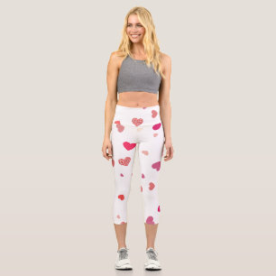 Hearts- love High Waisted Capris