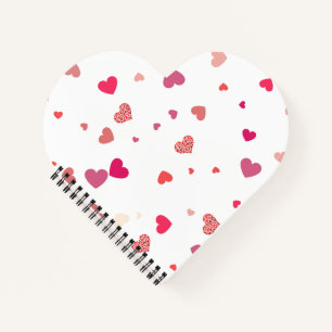 Hearts - love notebook
