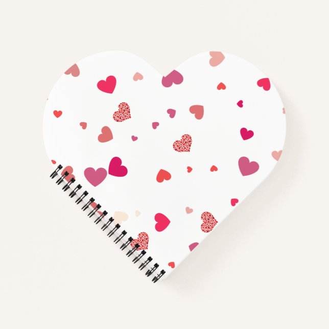 Hearts - love notebook (Front)