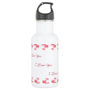 Hearts Love Peace Destiny Shower Party Birthday 532 Ml Water Bottle