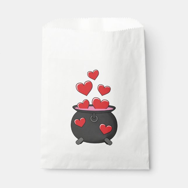 Hearts Love Potion Favour Bags (Front)