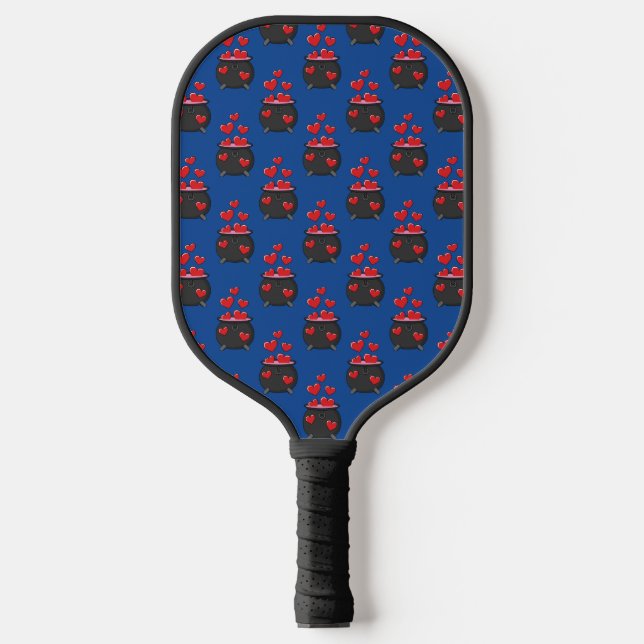 Hearts Love Potion Pickleball Paddle (Front)