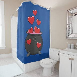 Hearts Love Potion Shower Curtain