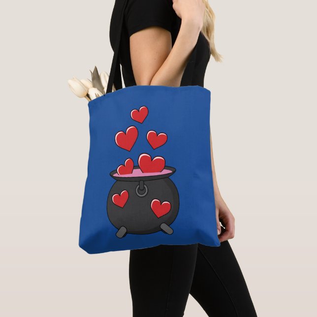 Hearts Love Potion Tote Bag (Close Up)