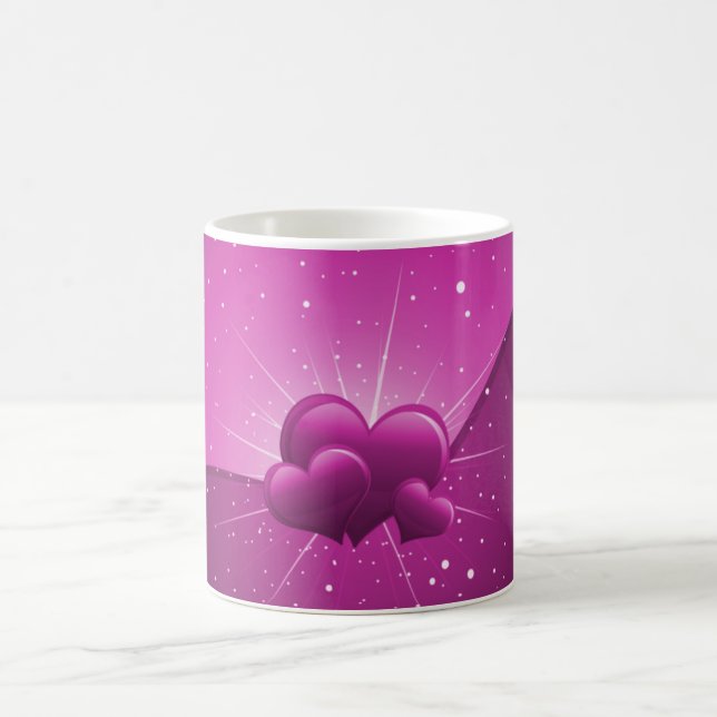 Hearts Love Theme Coffee Mug (Center)
