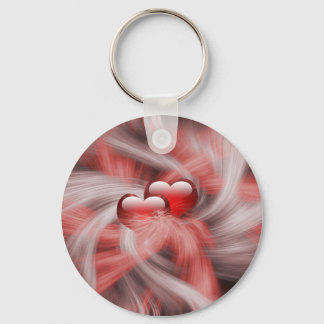 Hearts Love Theme Key Ring