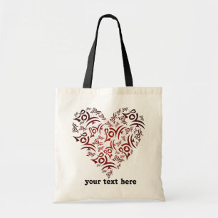 Hearts Love Theme Tote Bag