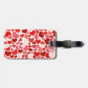 HEARTS LUGGAGE TAG