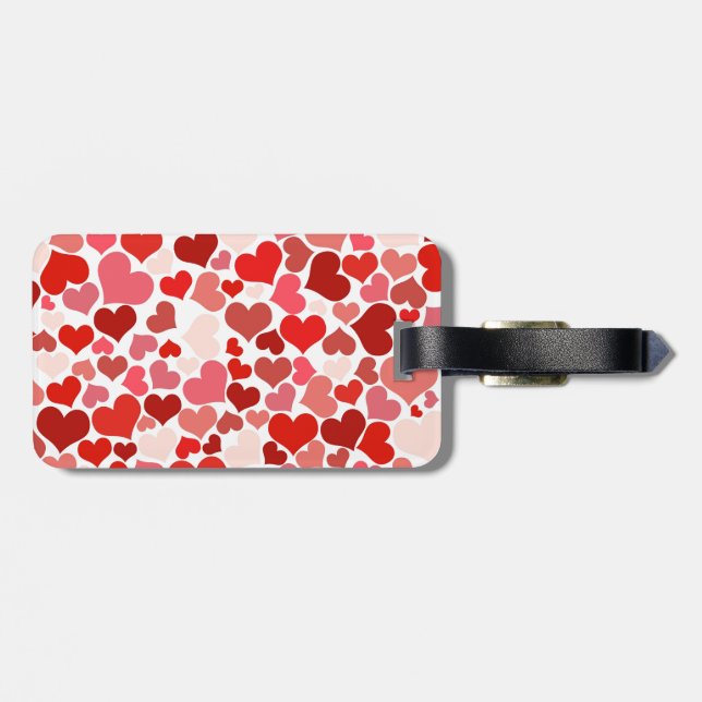 HEARTS LUGGAGE TAG (Back Horizontal)