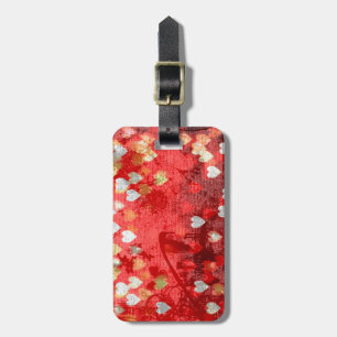 Hearts Luggage Tag