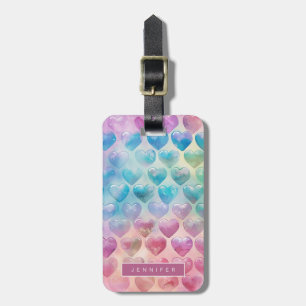 Hearts Luggage Tags