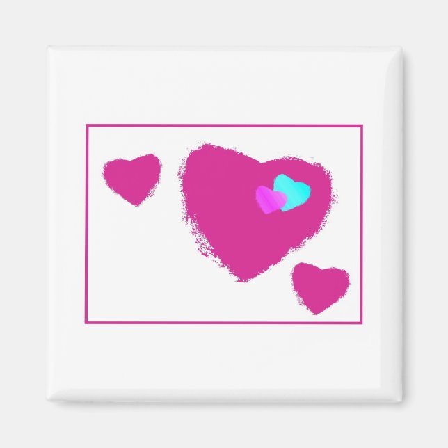 Hearts Magnet (Front)