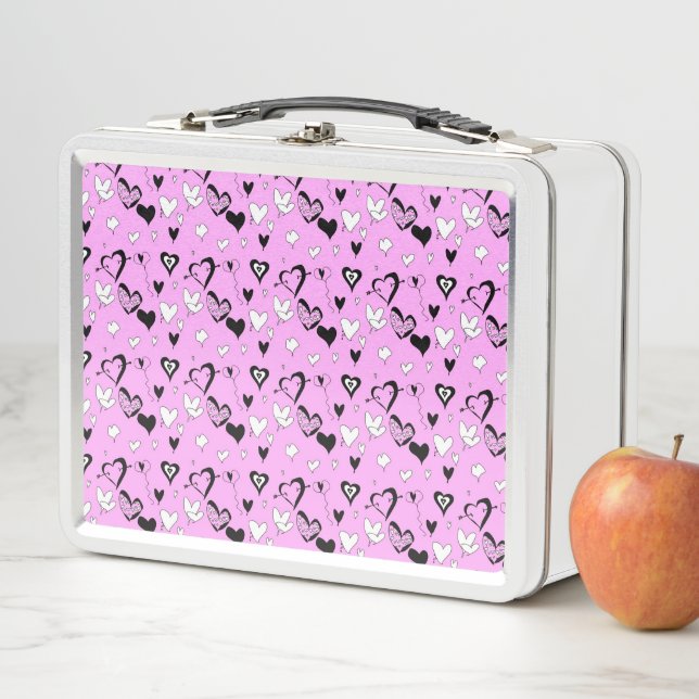 Hearts Metal Lunch Box (In Situ)