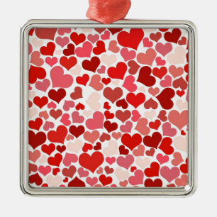 HEARTS METAL TREE DECORATION