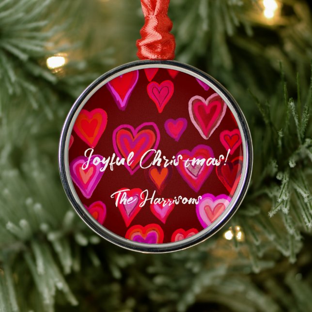 hearts metal tree decoration (Tree)