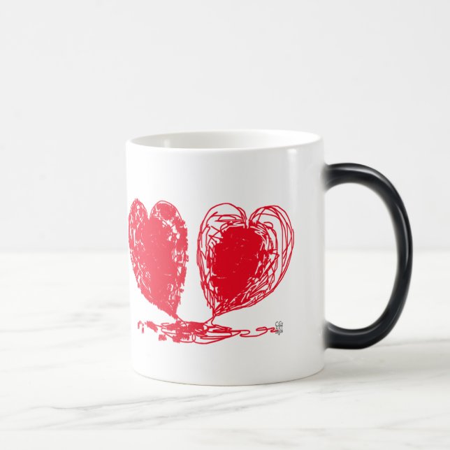 hearts morph cup (Right)