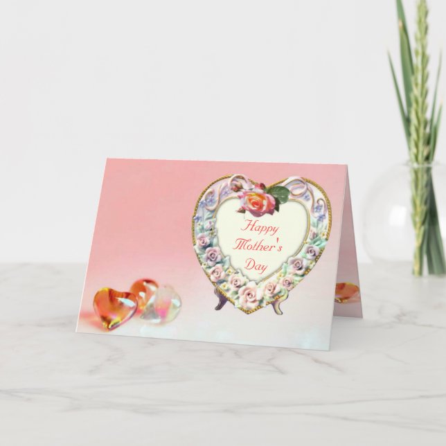 Hearts Mother's Day Card (Front)