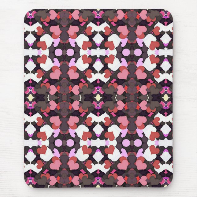 HEARTS  MOUSE MAT (Front)