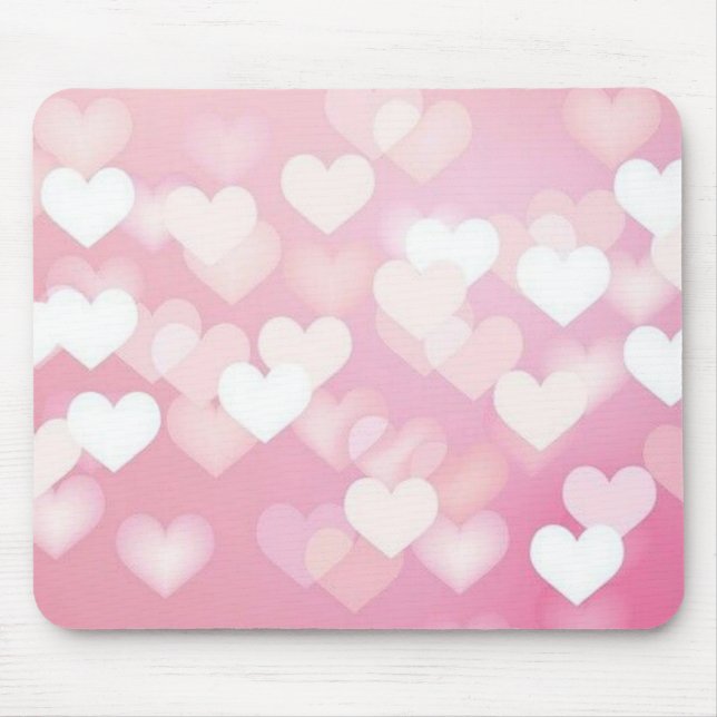 Hearts Mouse Mat (Front)