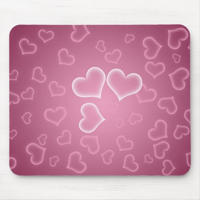 Hearts Mouse Mat (Front)