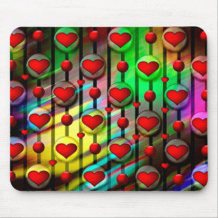 Hearts Mouse Mat