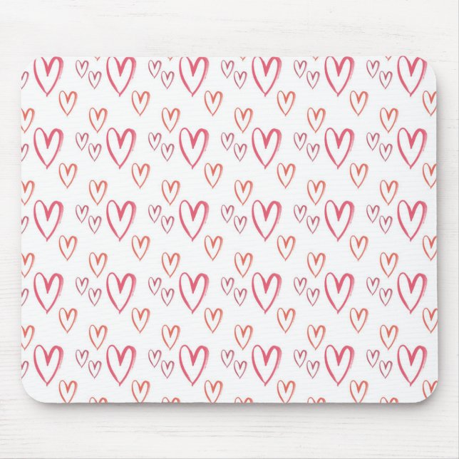 Hearts Mouse Mat (Front)