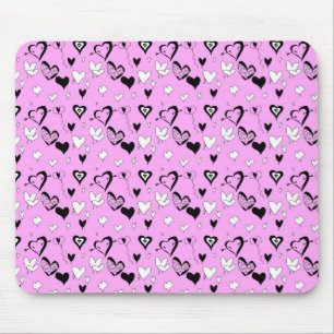 Hearts Mouse Mat