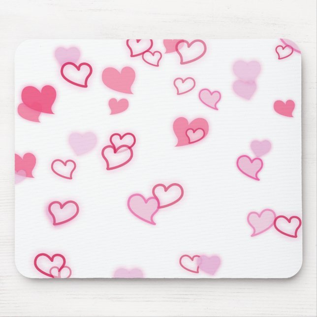 Hearts Mouse Mat (Front)