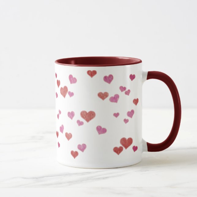 Hearts Mug (Right)
