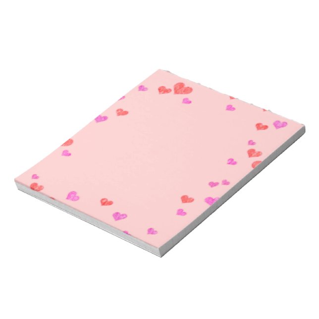 Hearts Notepad (Rotated)