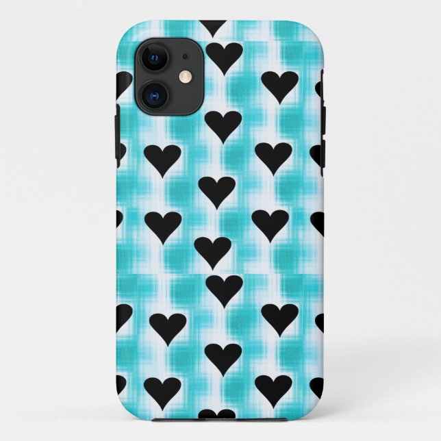 Hearts Of Black Case-Mate iPhone Case (Back)
