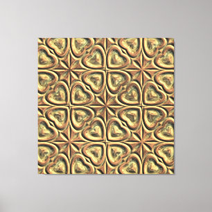 Hearts of Gold Canvas Print