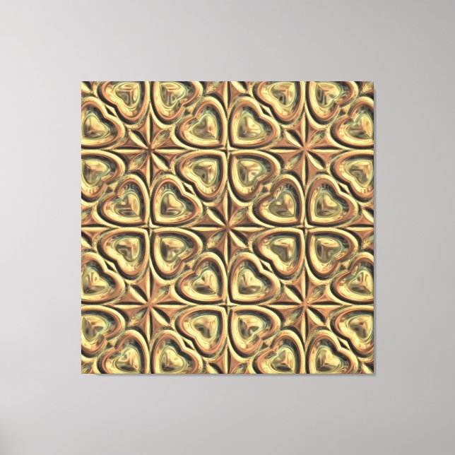 Hearts of Gold Canvas Print (Front)