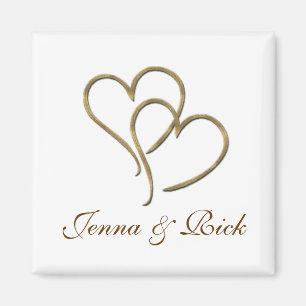 Hearts of gold magnet