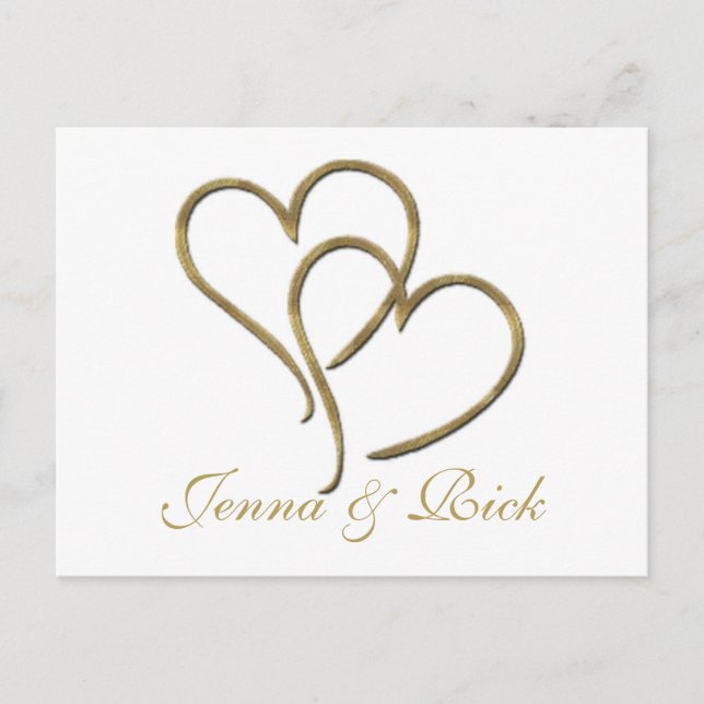 Hearts of gold postcard (Front)