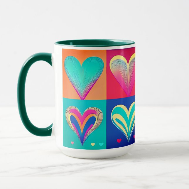 Hearts of Harmony Mug (Left)