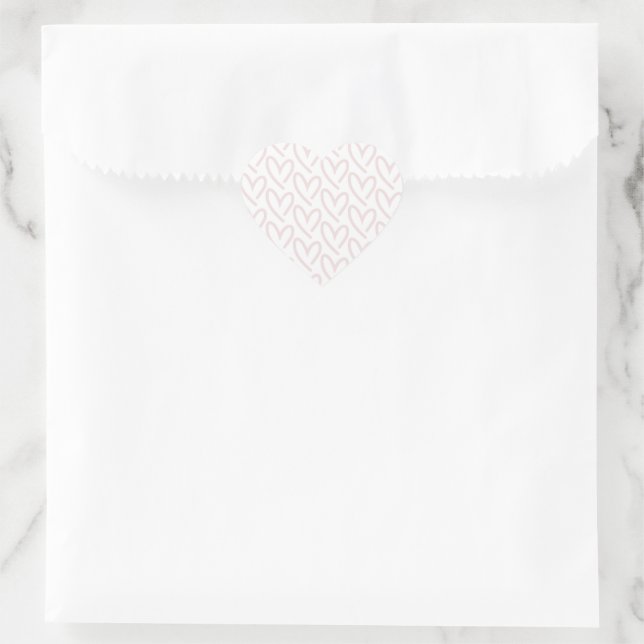 Hearts of Hearts Light Pink Stickers (Bag)